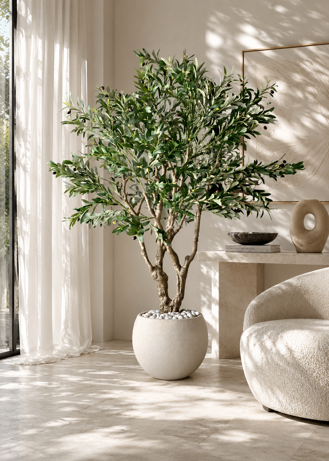 Artificial Olive Allure Plant - 6 Feet