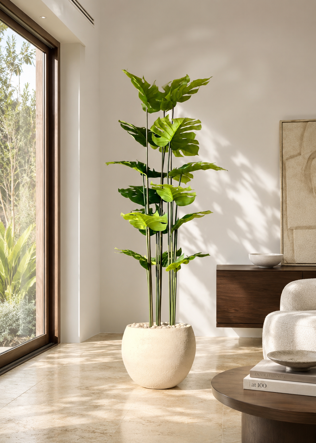 Artificial Lush Monstera Plant - 6 Feet