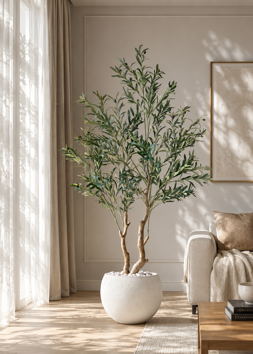 Artificial Olive Serene Plant - 6 Feet