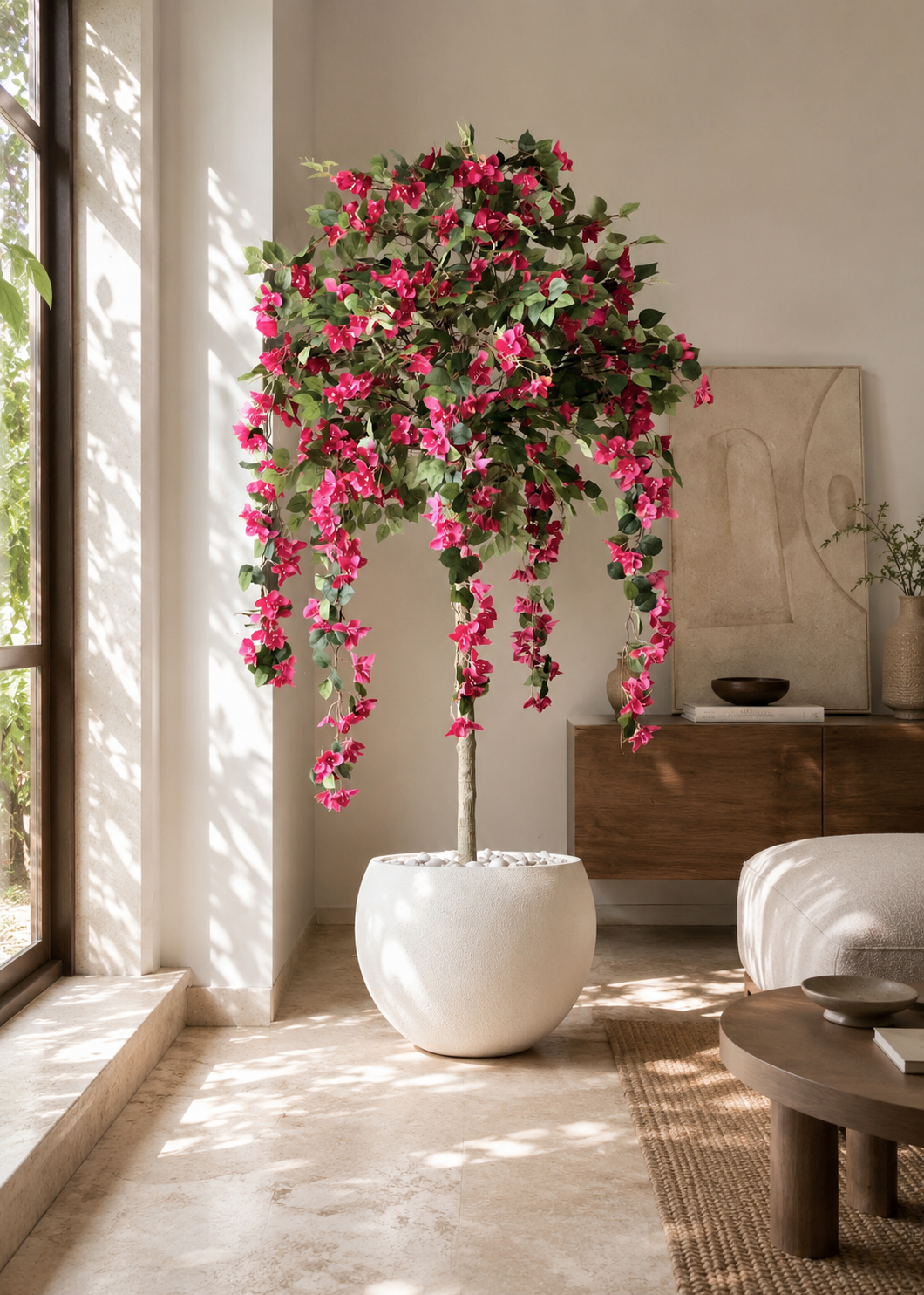Artificial Cascade Bougainvillea Plant- 6 Feet