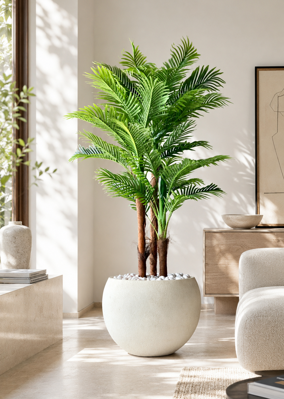Artificial Verdant Areca Palm - 6 Feet