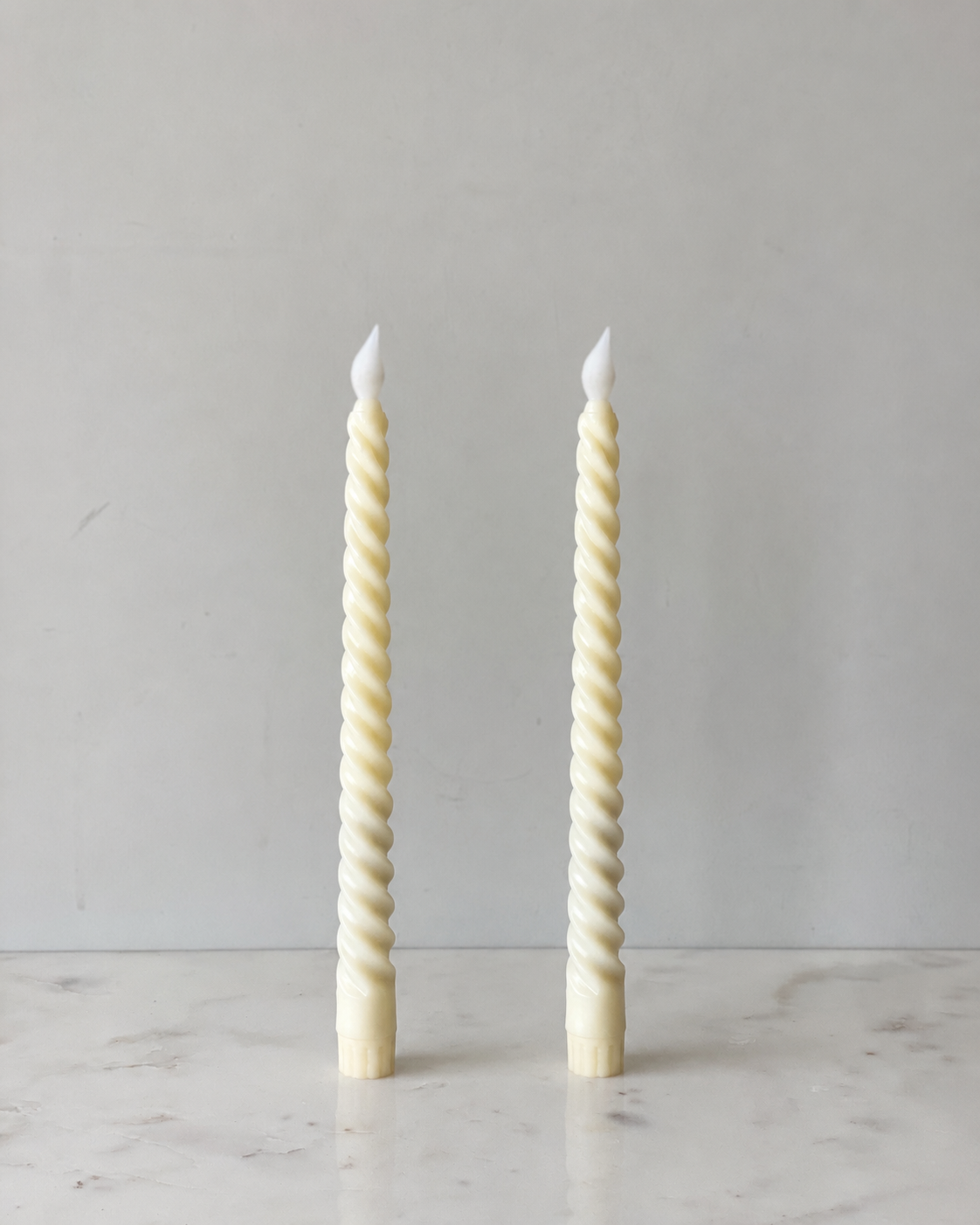 Twisted Taper Candles - Set of 2