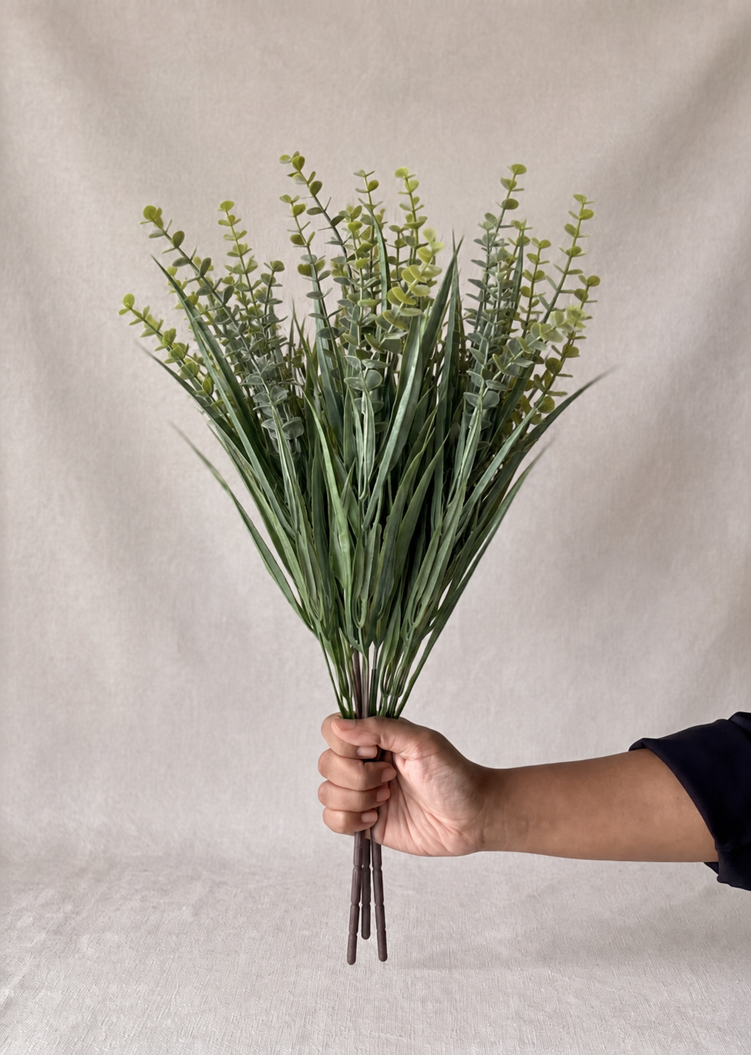 Artificial Grass Bush Bunch - Set of 3