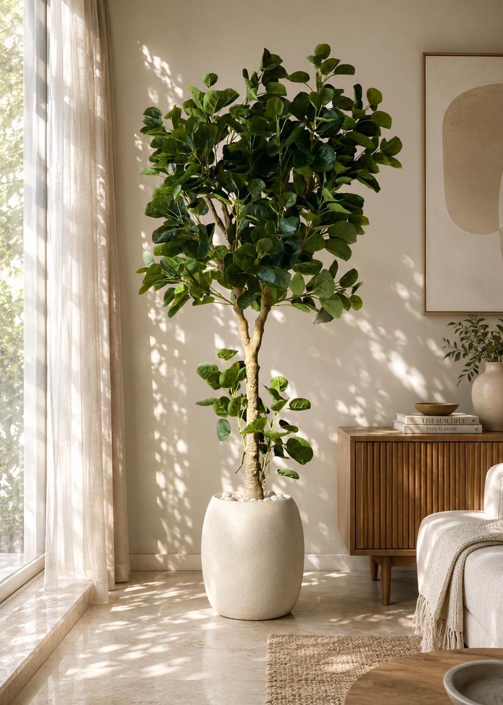 Artificial Fabled Ficus Plant - 5.5 Feet