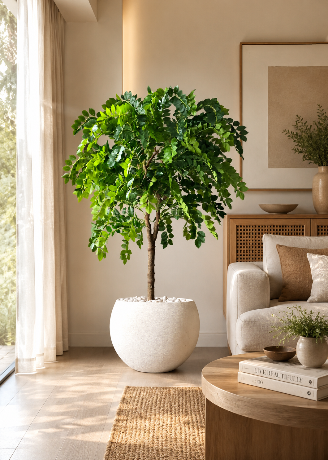 Artificial Evergreen Plant - 5 Feet