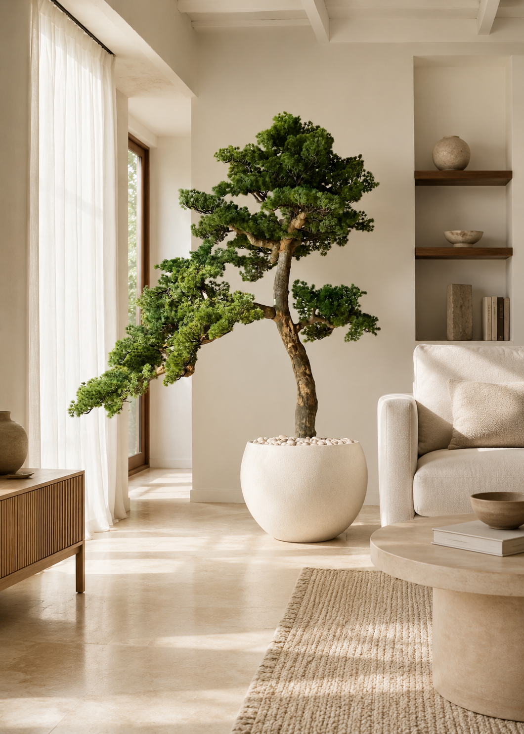 Artificial Zen Bonsai Plant - 5.5 Feet