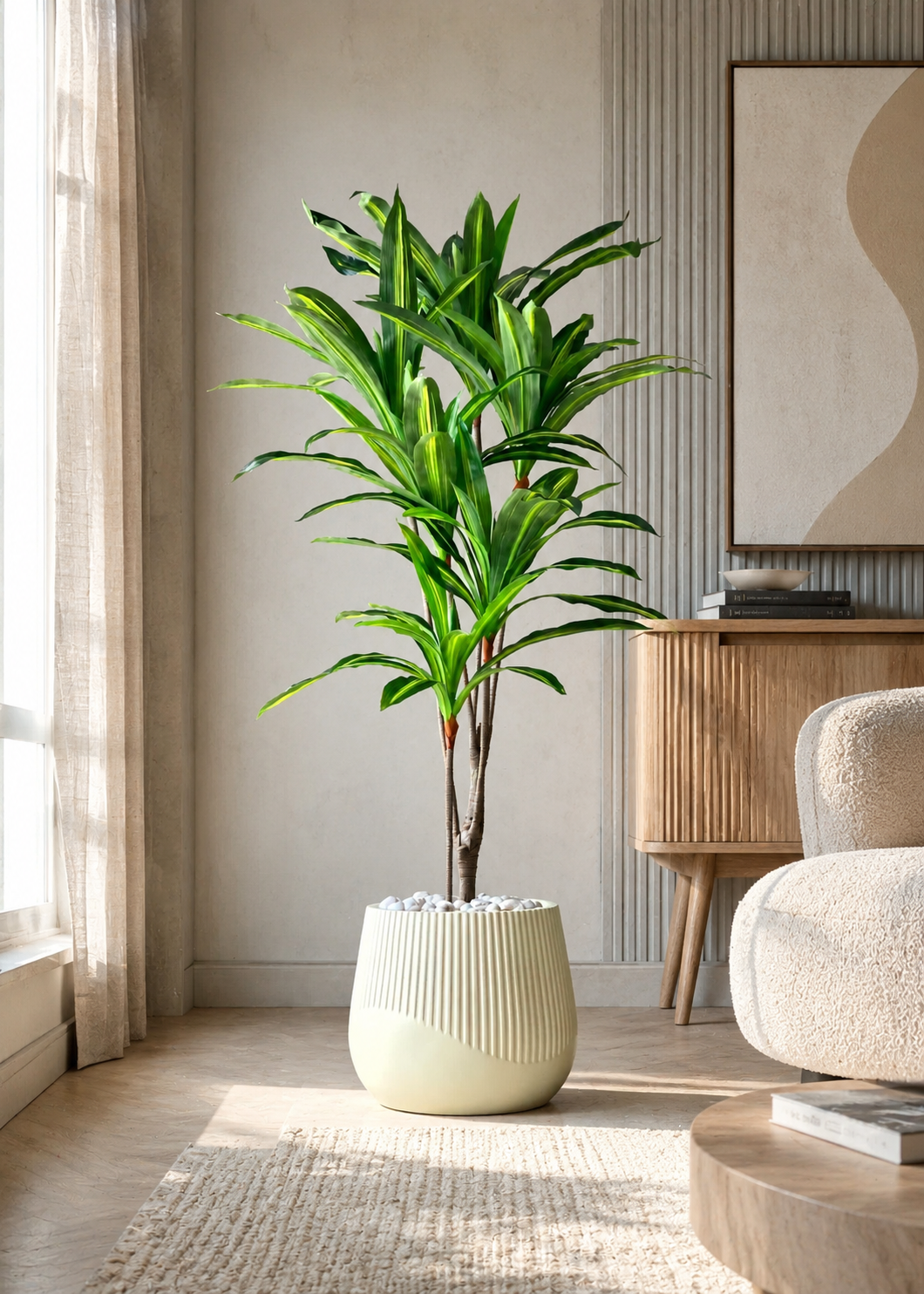 Artificial Serene Dracaena Plant - 5.5 Feet