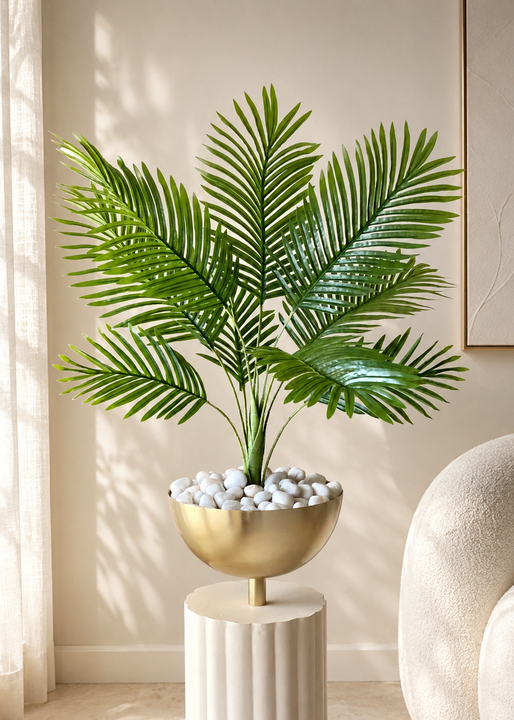 Artificial Tropical Whisper Palm - 2.5 Feet