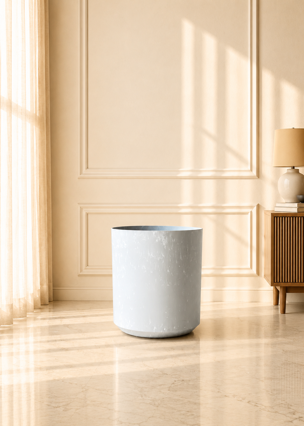Amara Light Grey Planter - Large