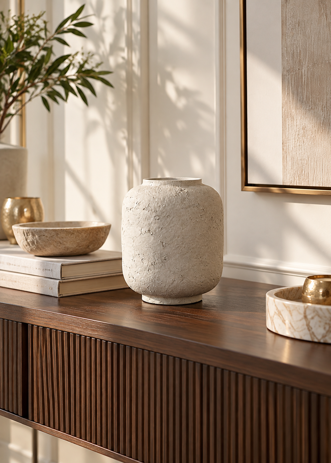 Rasa Vase - Ivory
