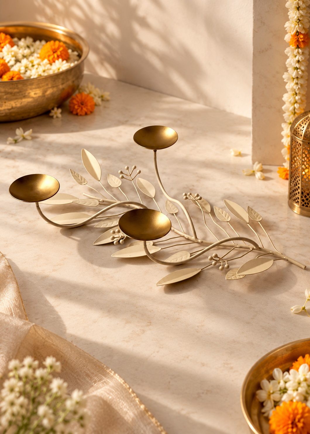Arbor Leaf Candle Stand