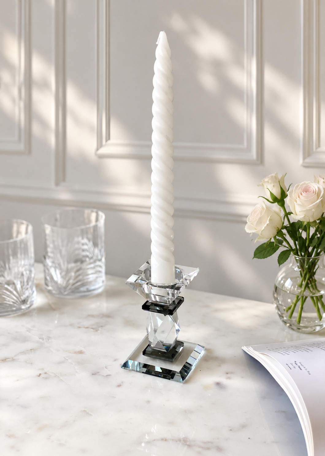 Black Axis Candle Stand - Small