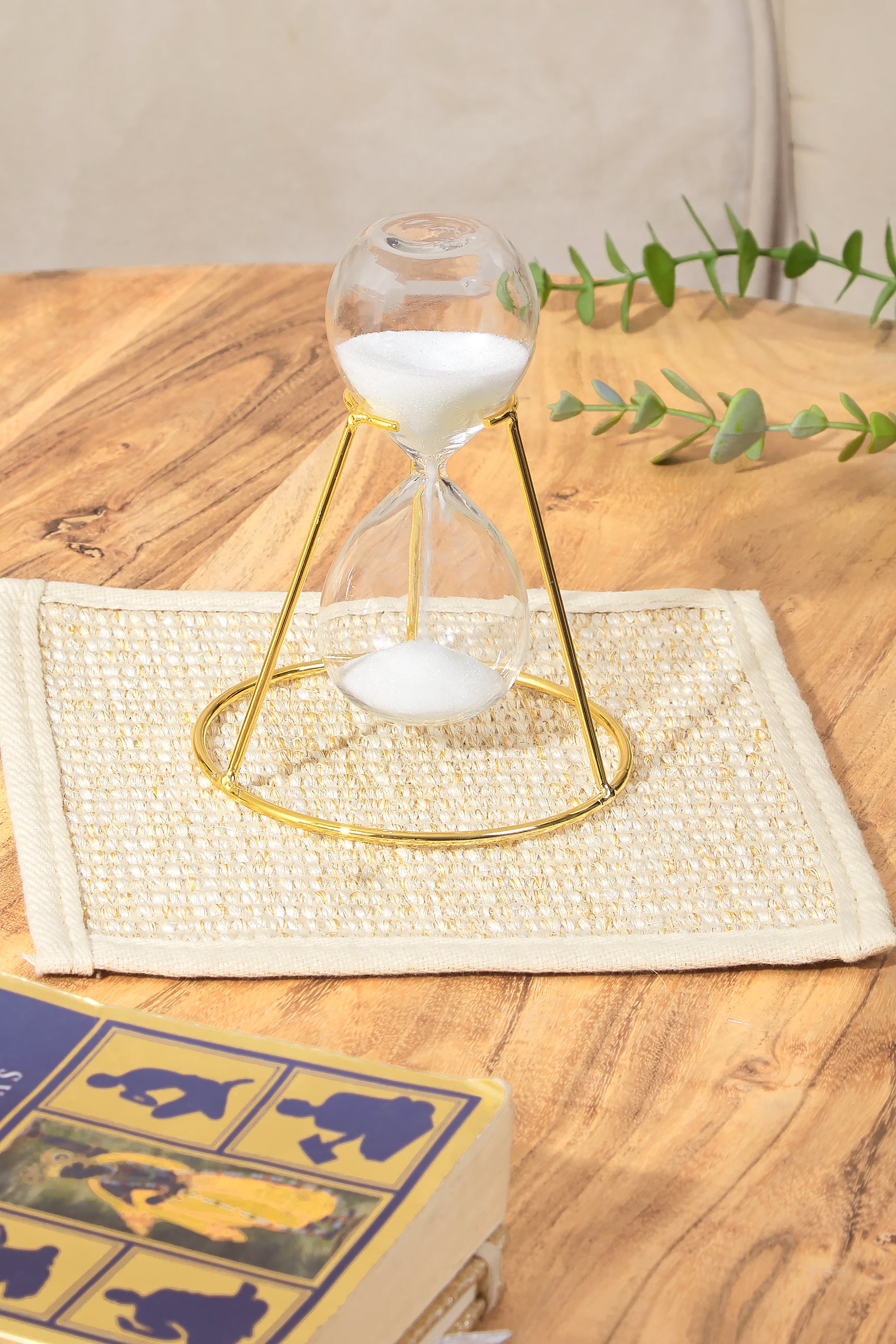 Regal Gilded Hourglass