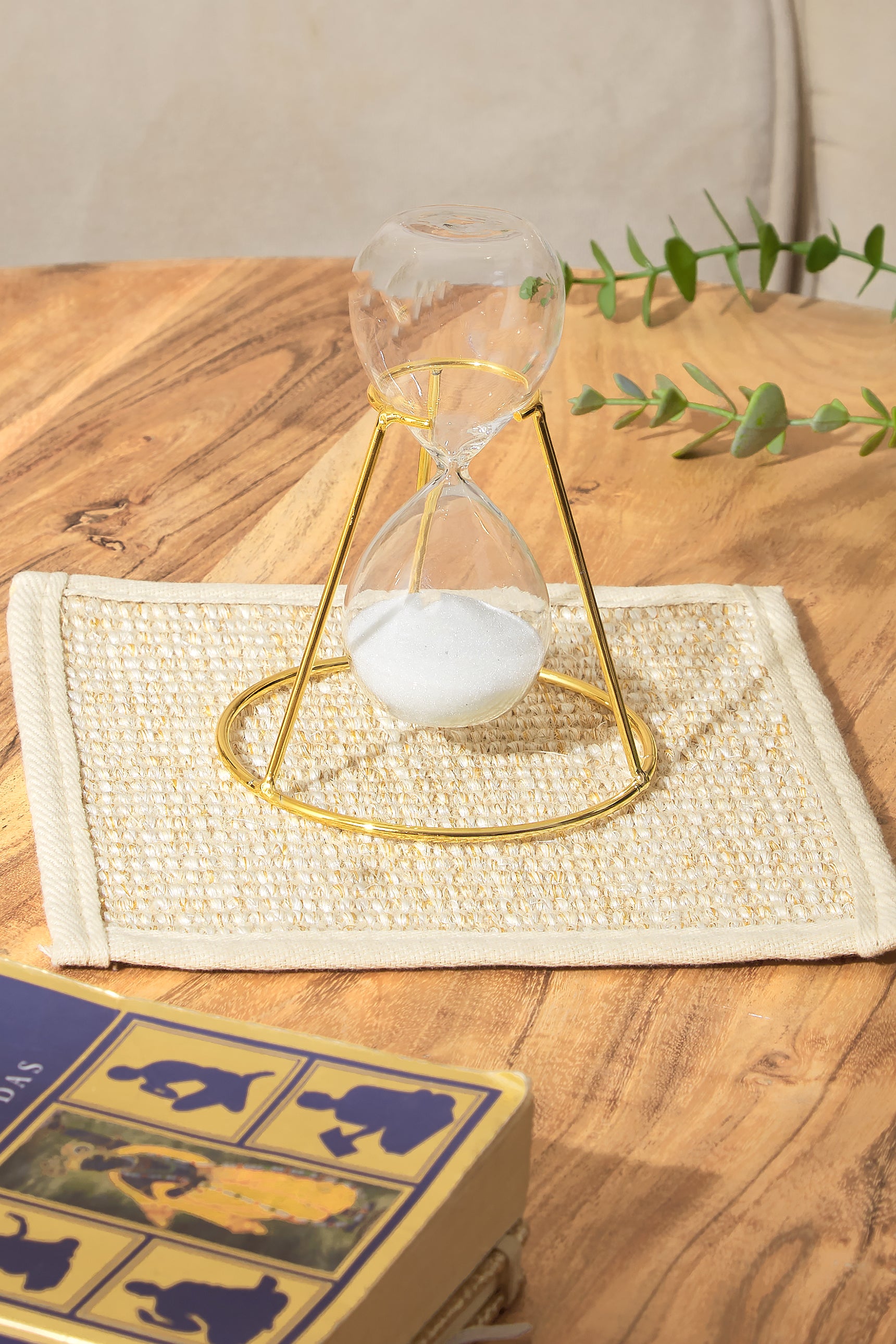 Regal Gilded Hourglass