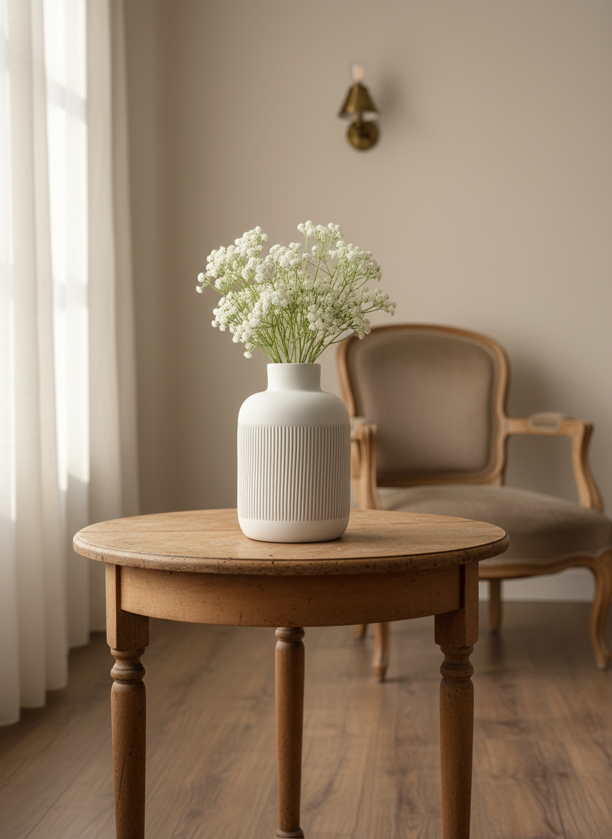 Artificial Babys Breath Bunch - Set of 2