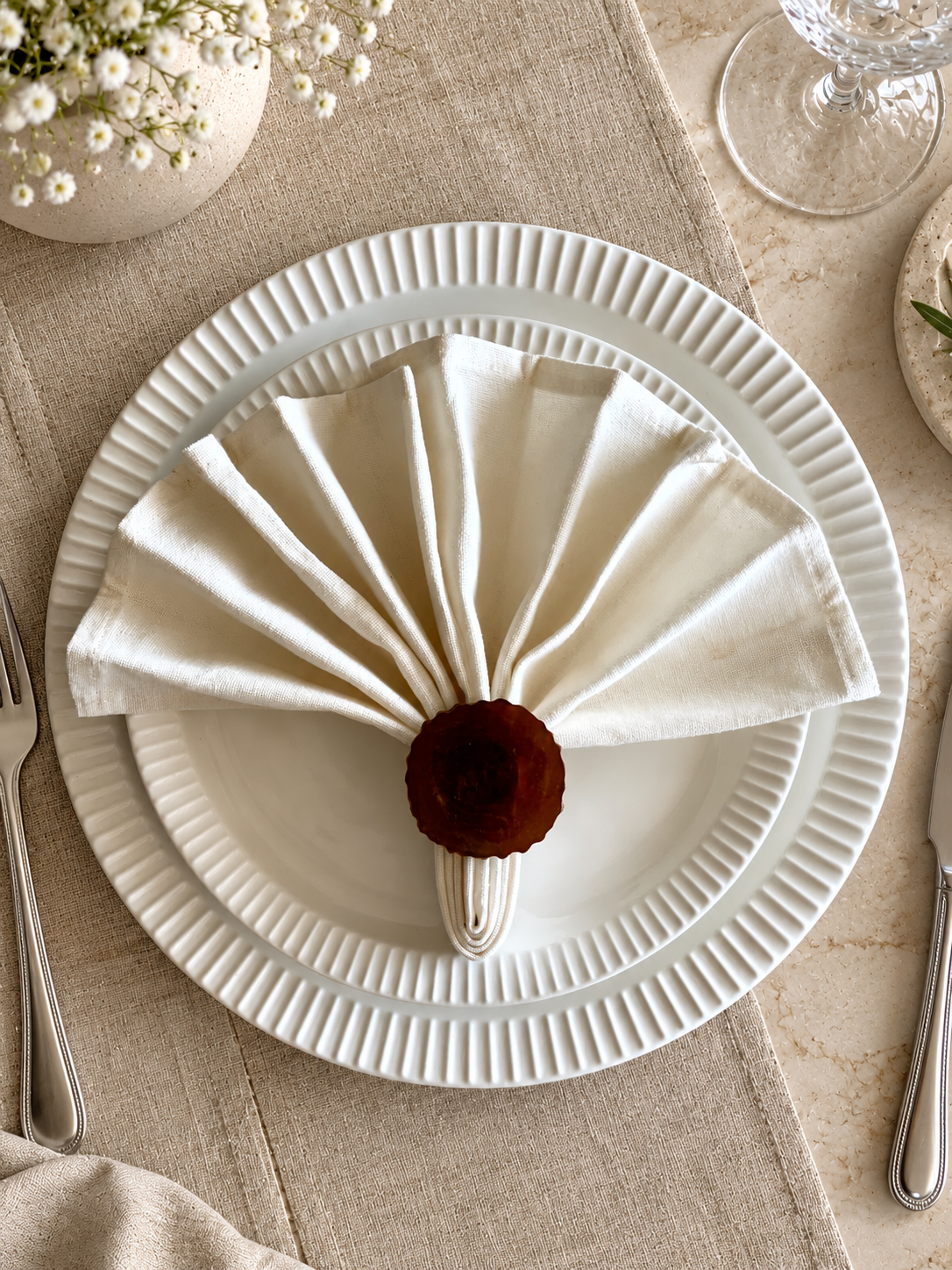 Sphere Napkin Rings - Set of 6