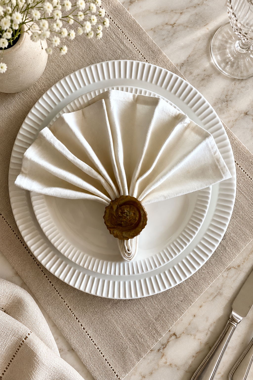 Antique Napkin Rings - Set of 6