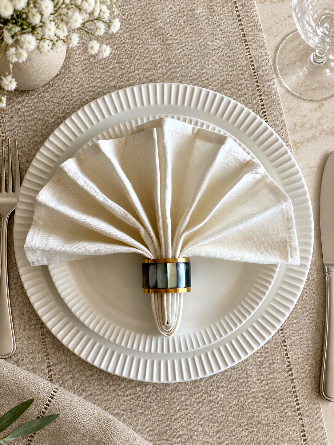 Eclipse Napkin Rings - Set of 6