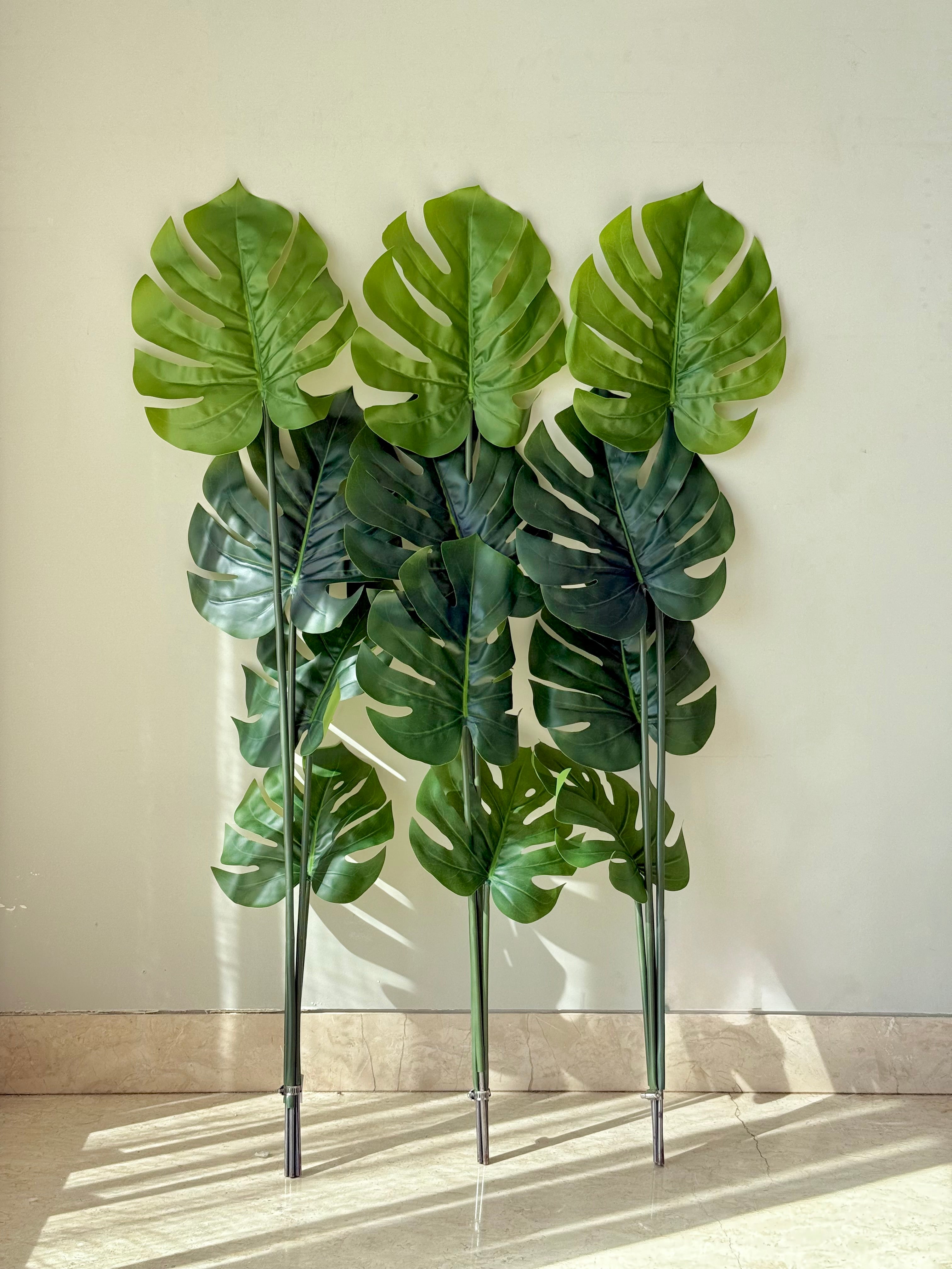 Artificial Lush Monstera Plant - 4 Feet