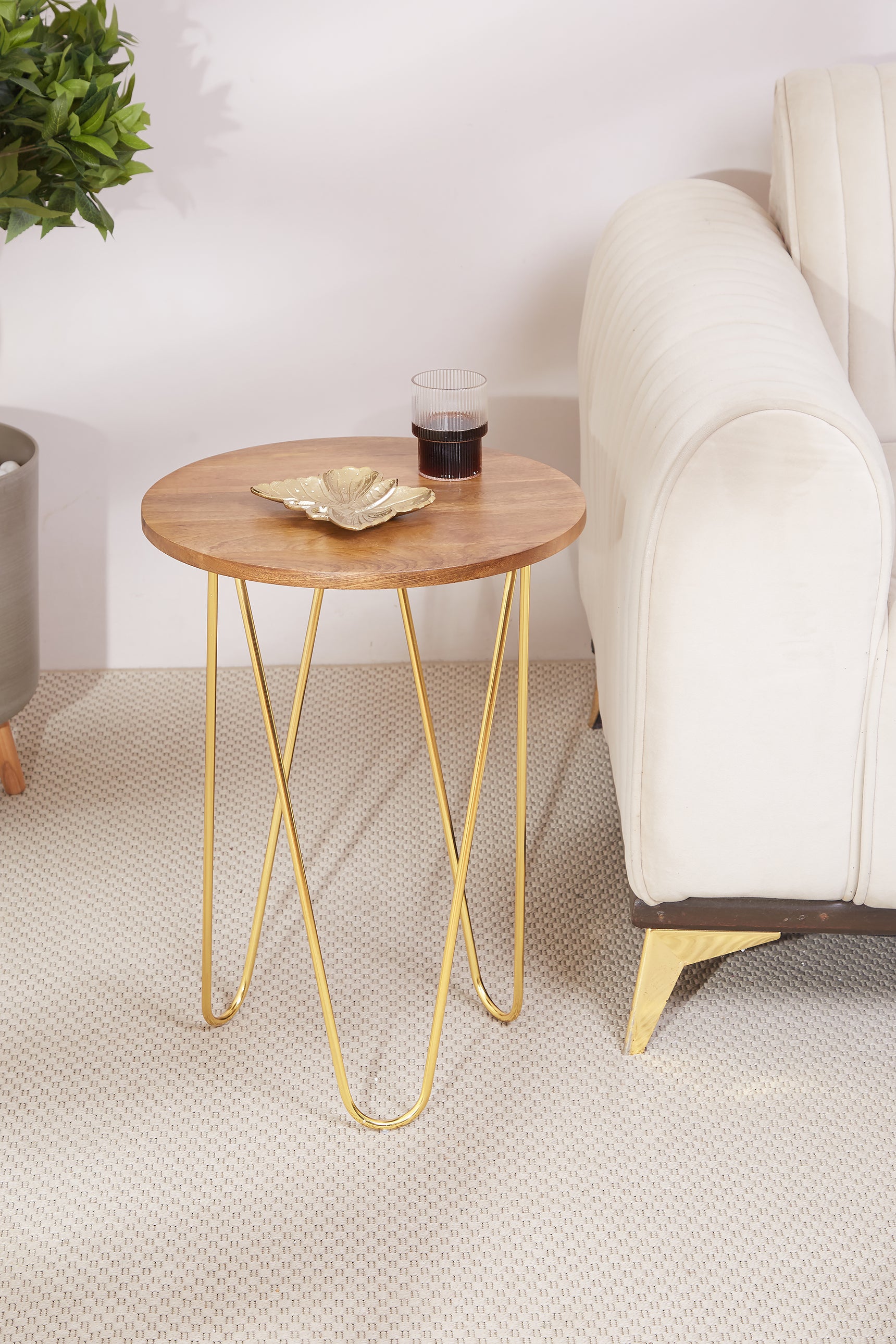 Halden Wood Side Table