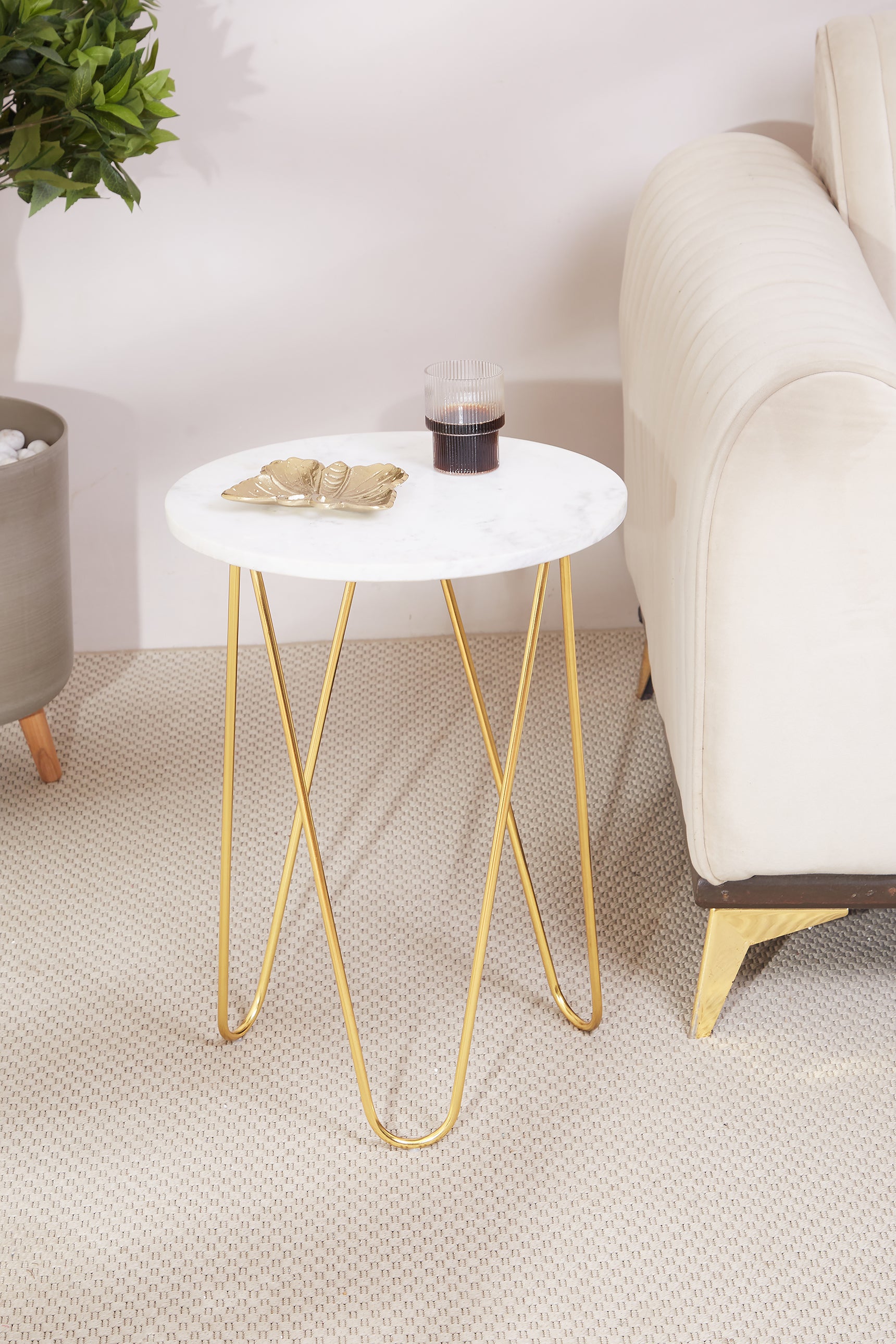 Halden Marble Side Table