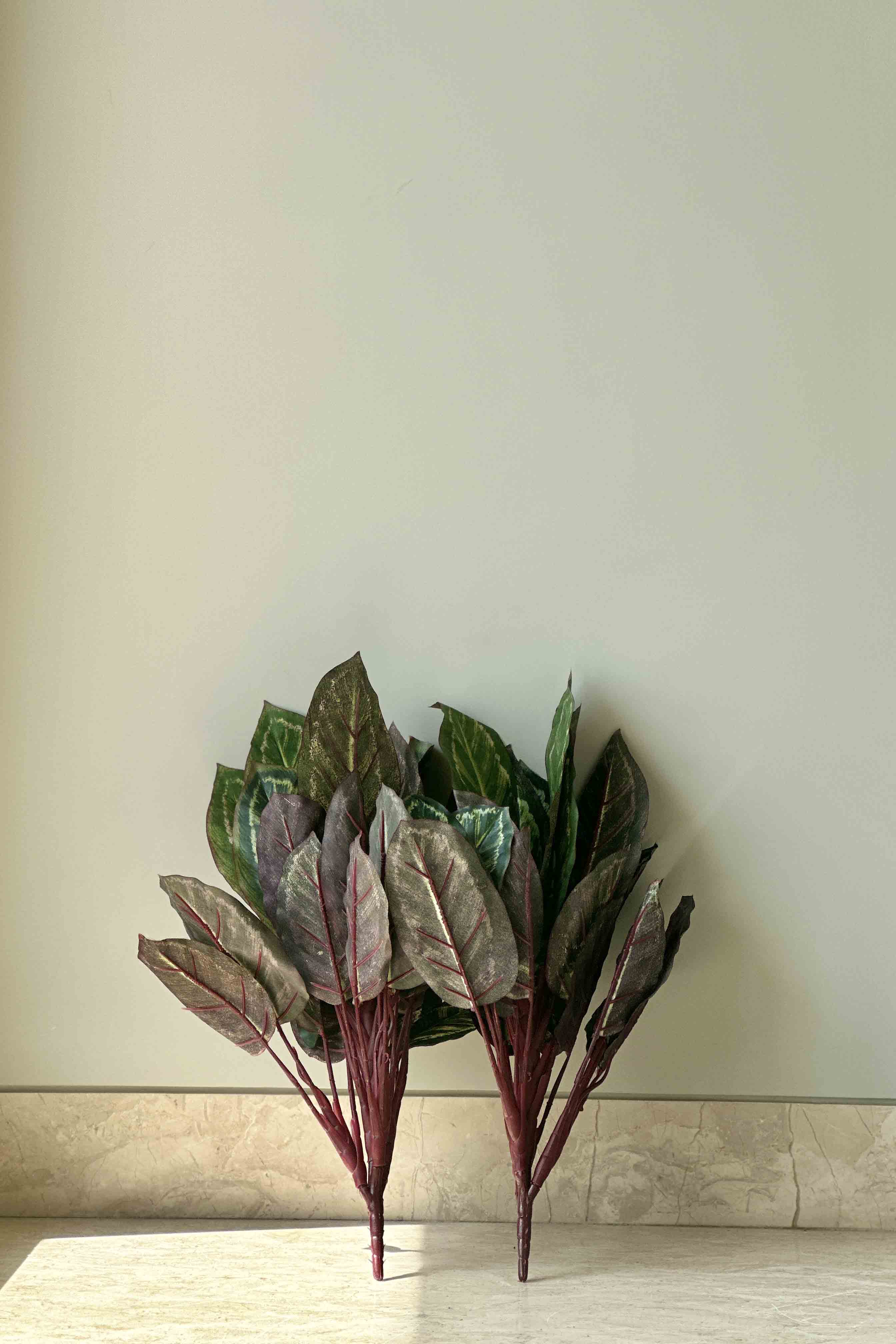 Artificial Peace Lilly Pink Set Of 2 - 1.5 Feet (Set Of 2)