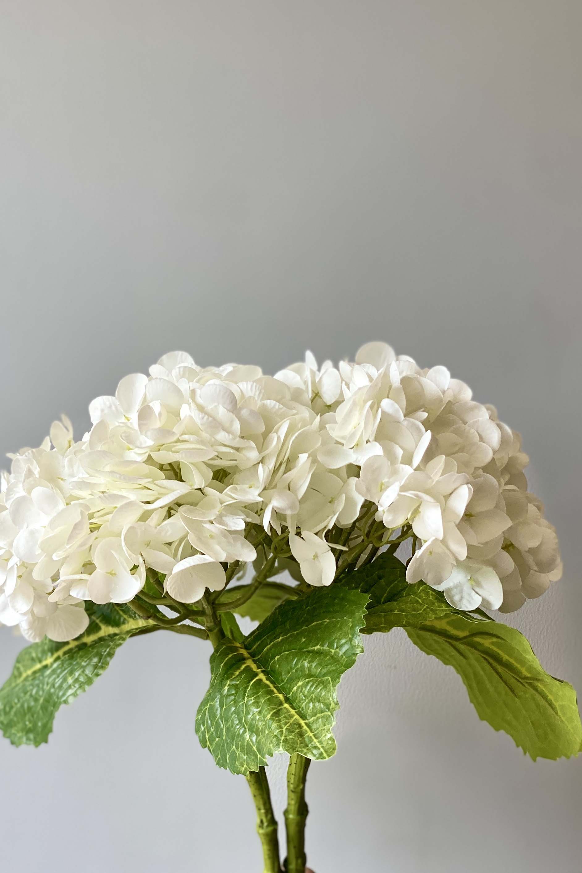 Artificial White Hydrangea Flower - Set Of 2
