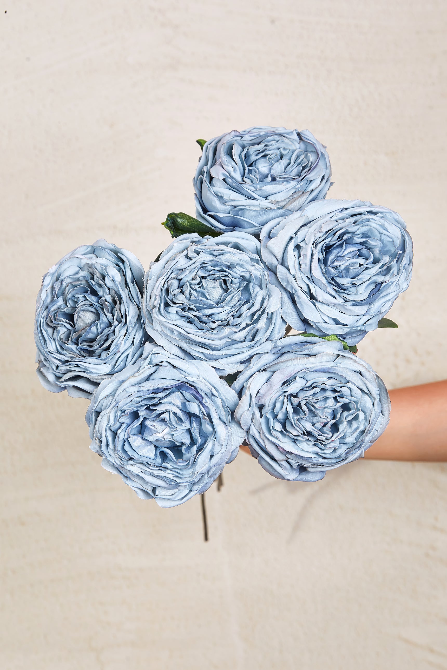 Artificial Blue Rose Bunch