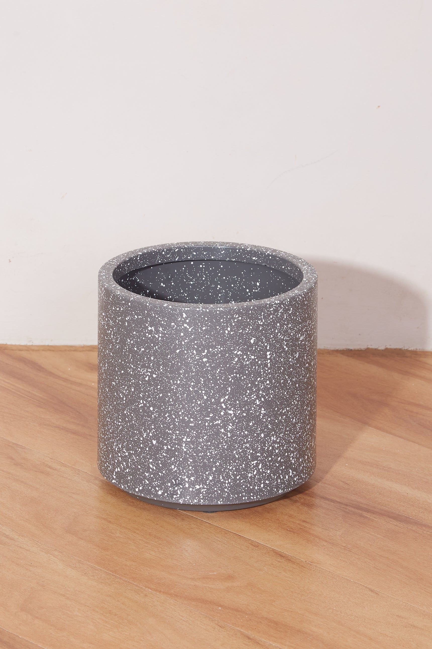 Black Speckled Planter - Medium