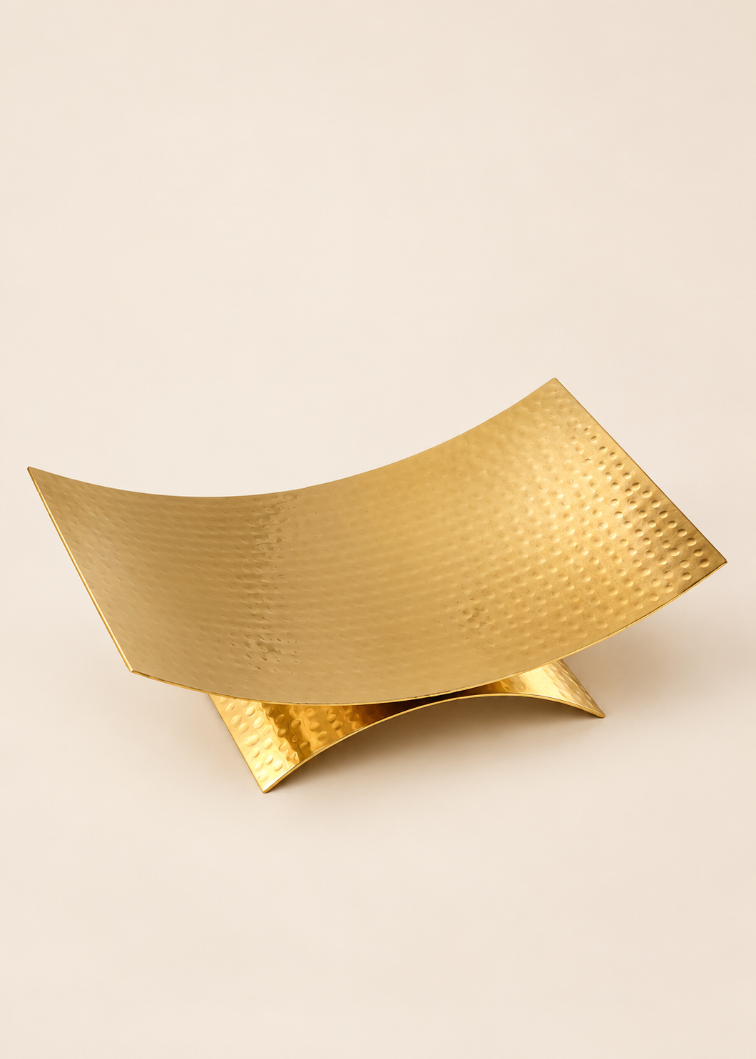 Sora Hammered Tray - Gold
