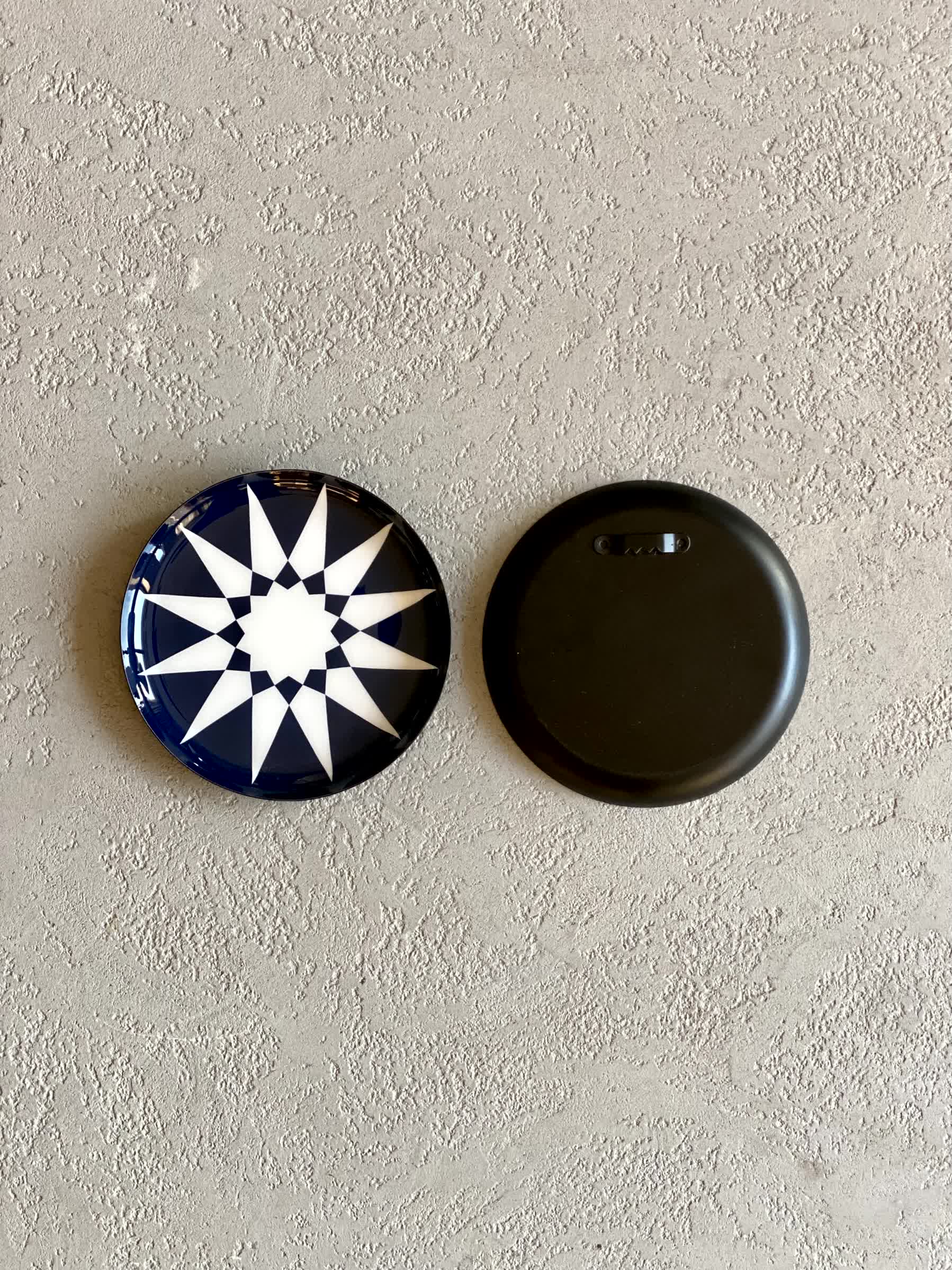 Indigo Wall Plates (Set of 3)