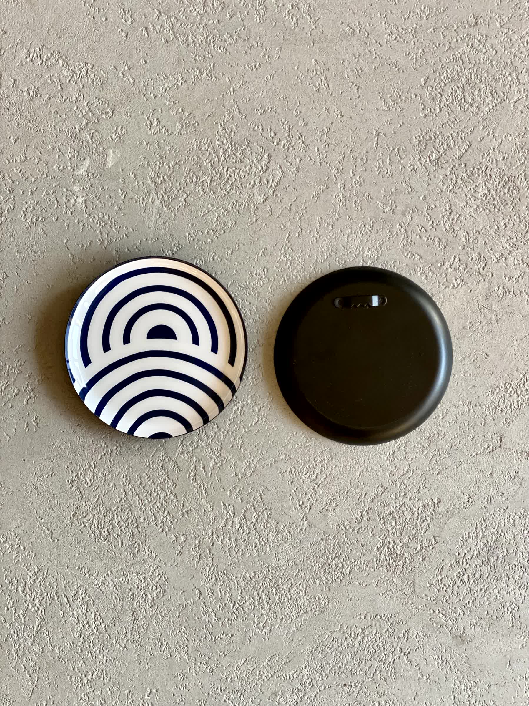 Indigo Wall Plates (Set of 6)