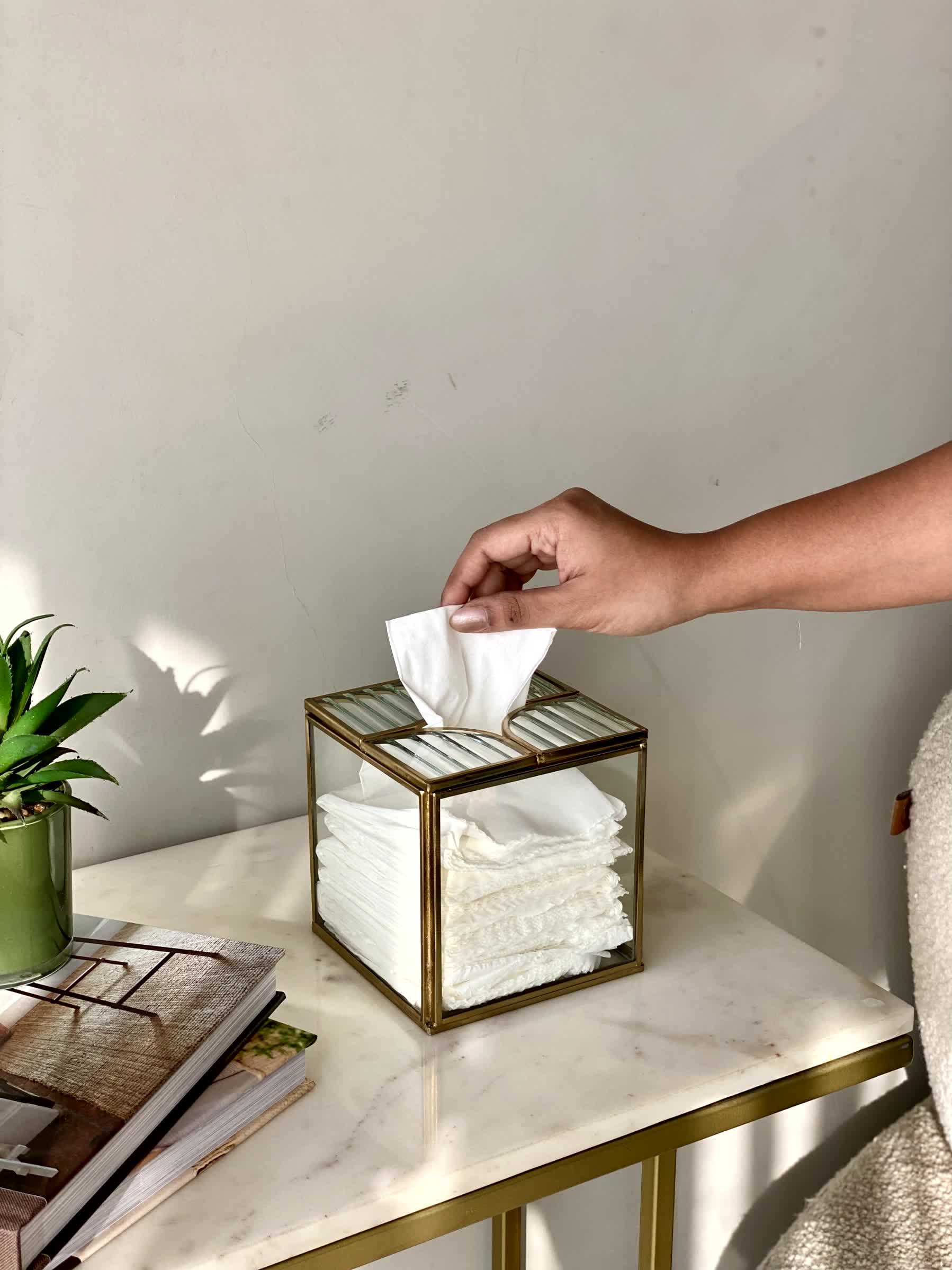 Milan Square Tissue Box