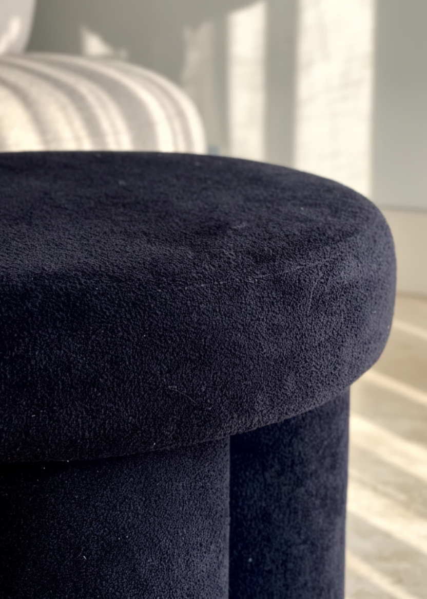 Derby Pouffe - Black