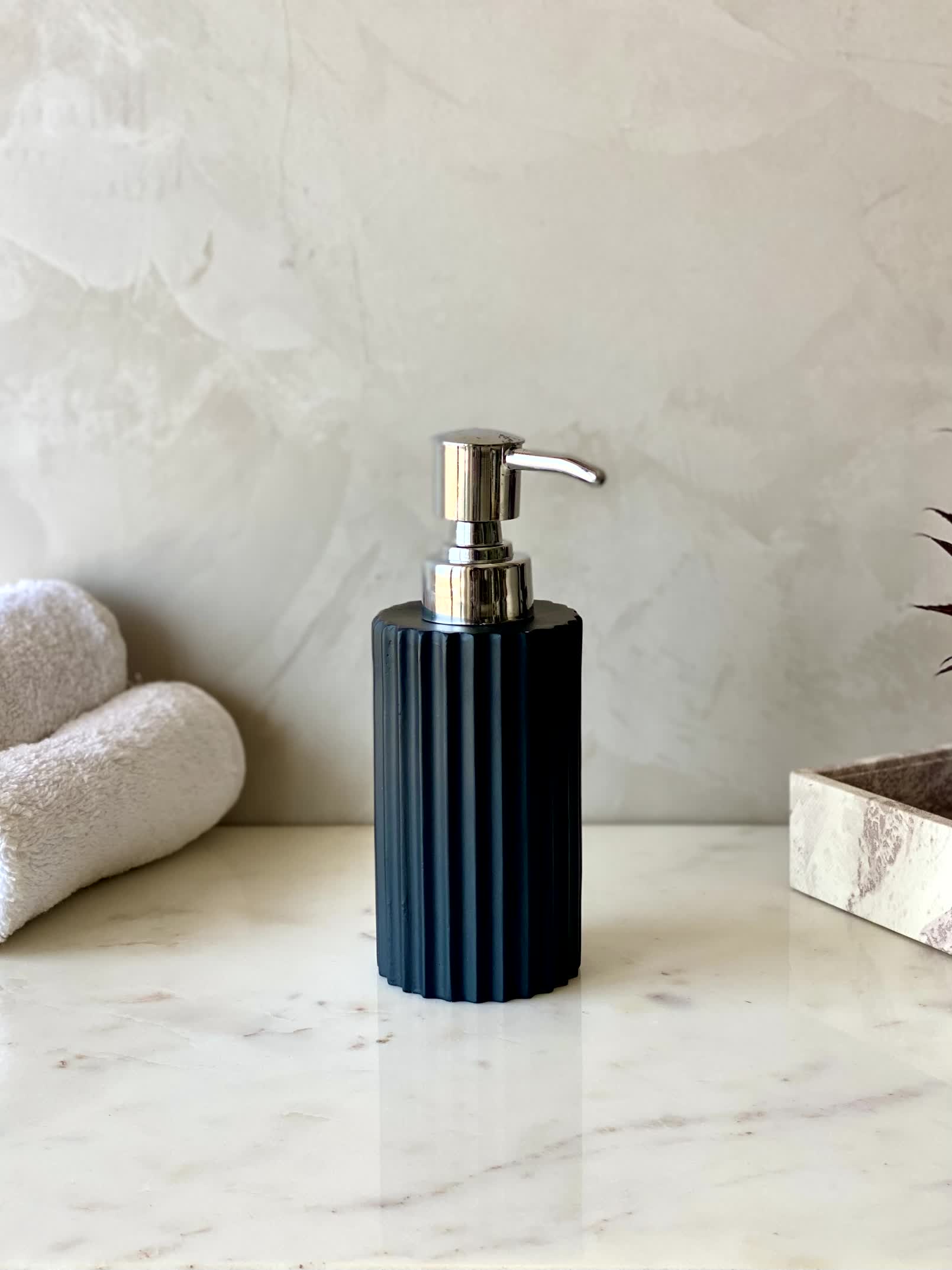 Fluted Bathroom Dispenser