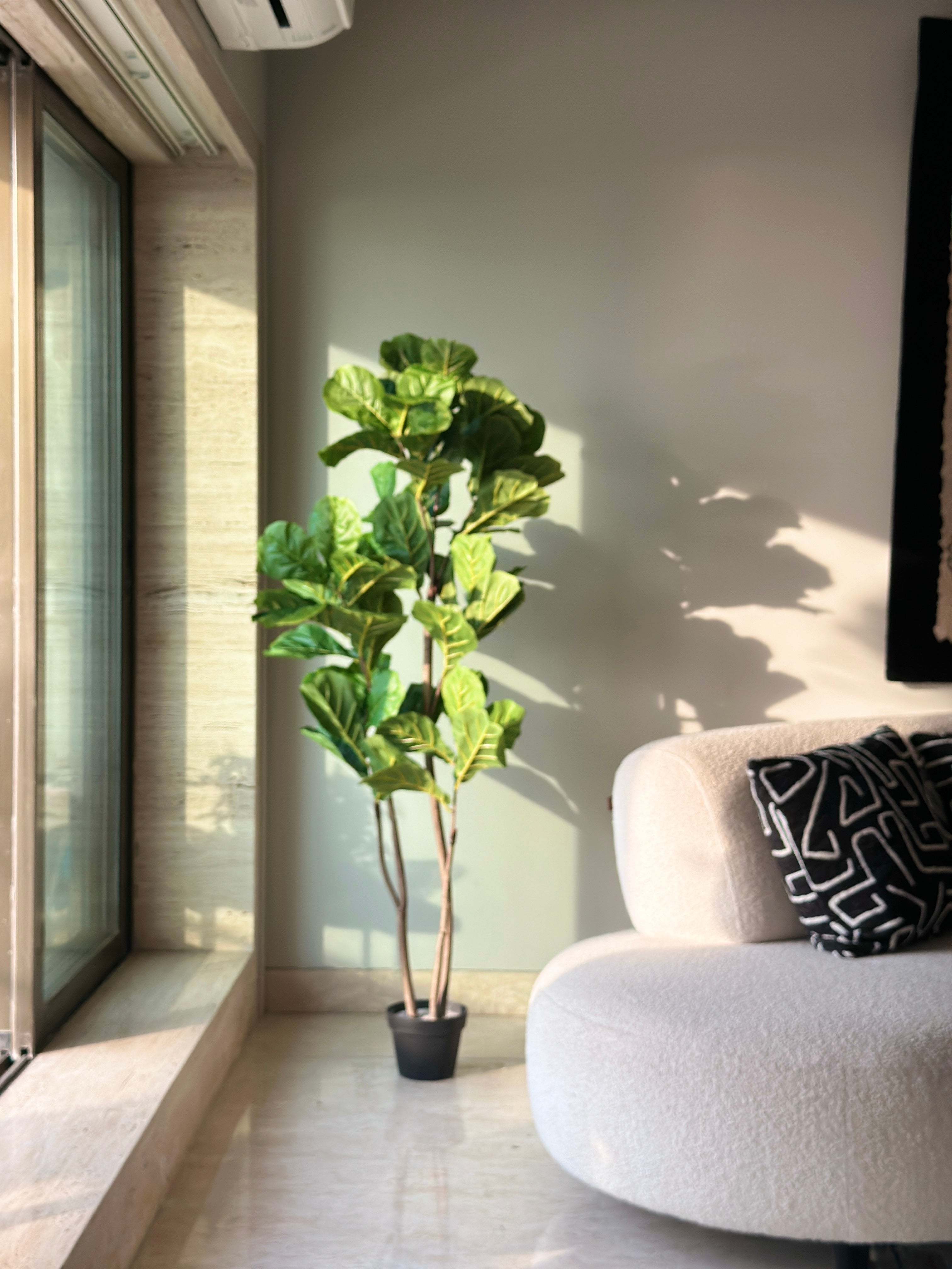 Artificial Fiddle Leaf Fig Tree - 5 Feet