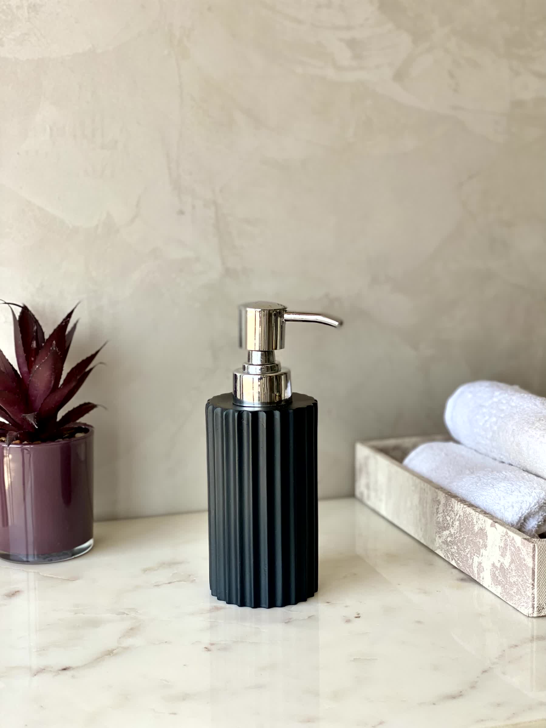 Fluted Bathroom Dispenser