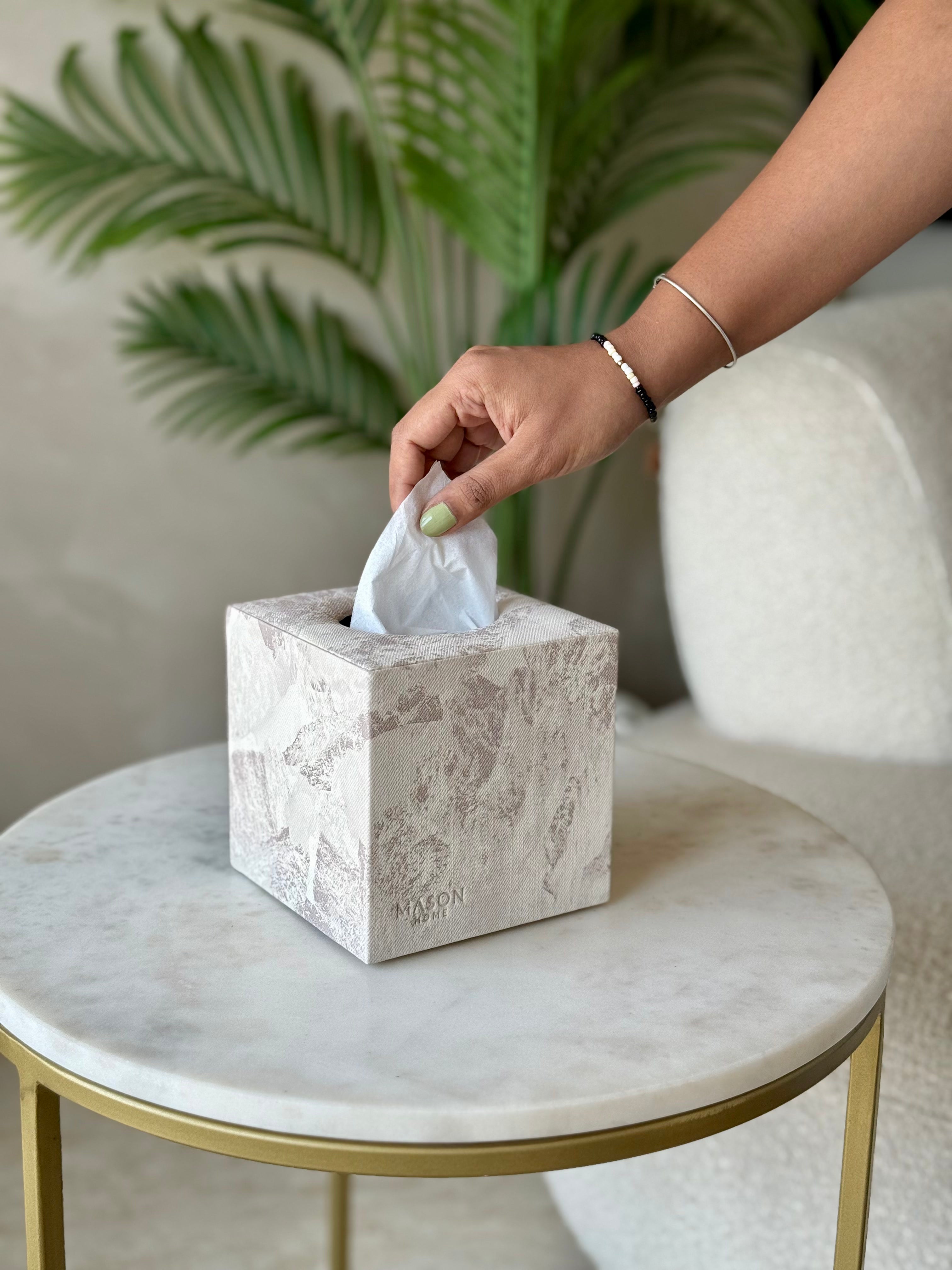 Indo Latte Square Tissue Box