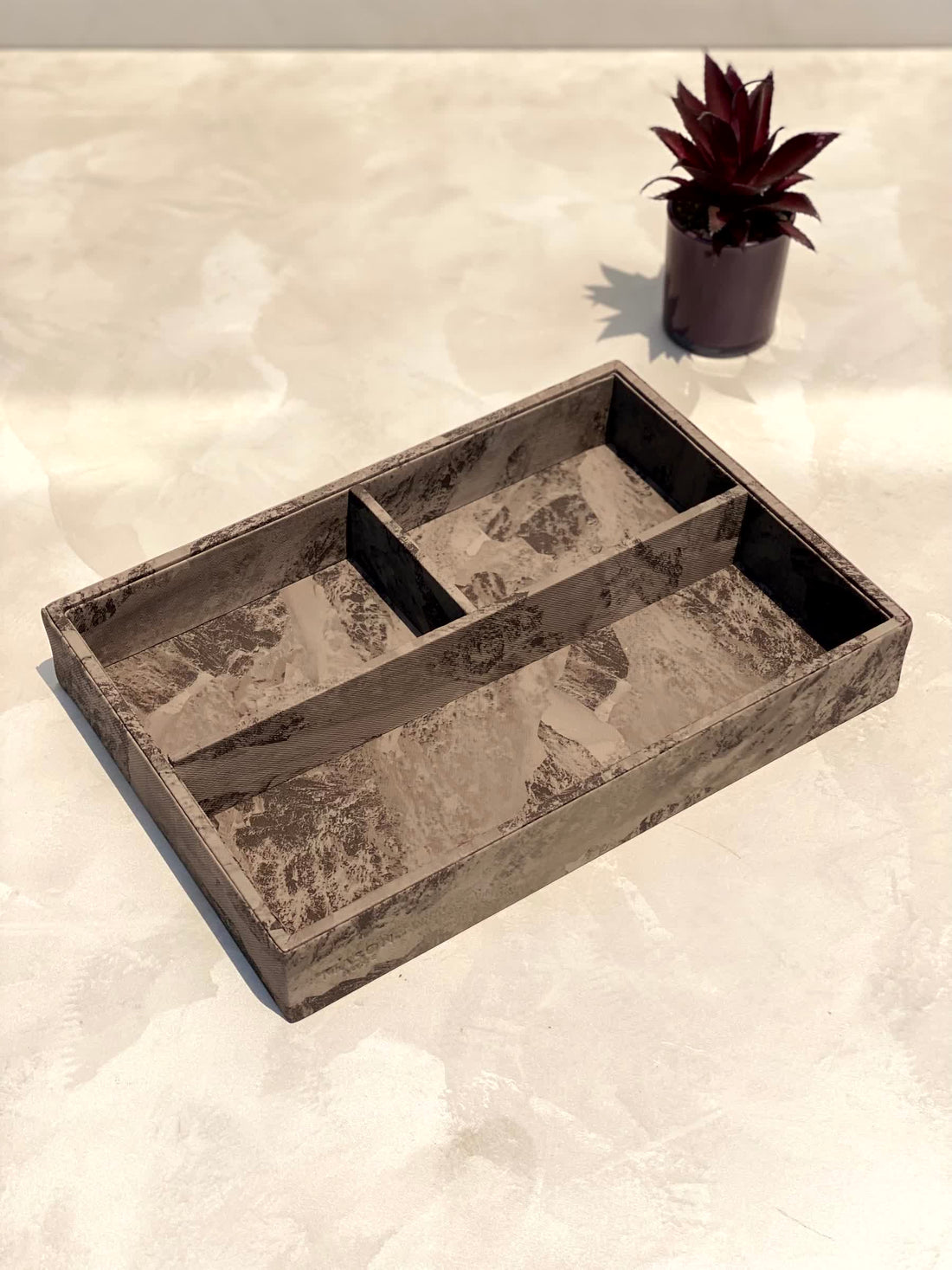 Indo Mocha Organizer Tray - 3 Slots