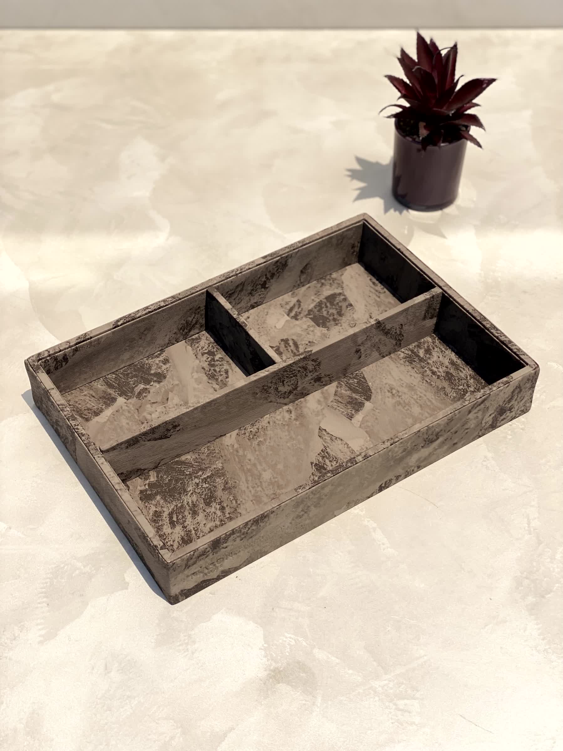 Indo Mocha Organizer Tray - 3 Slots