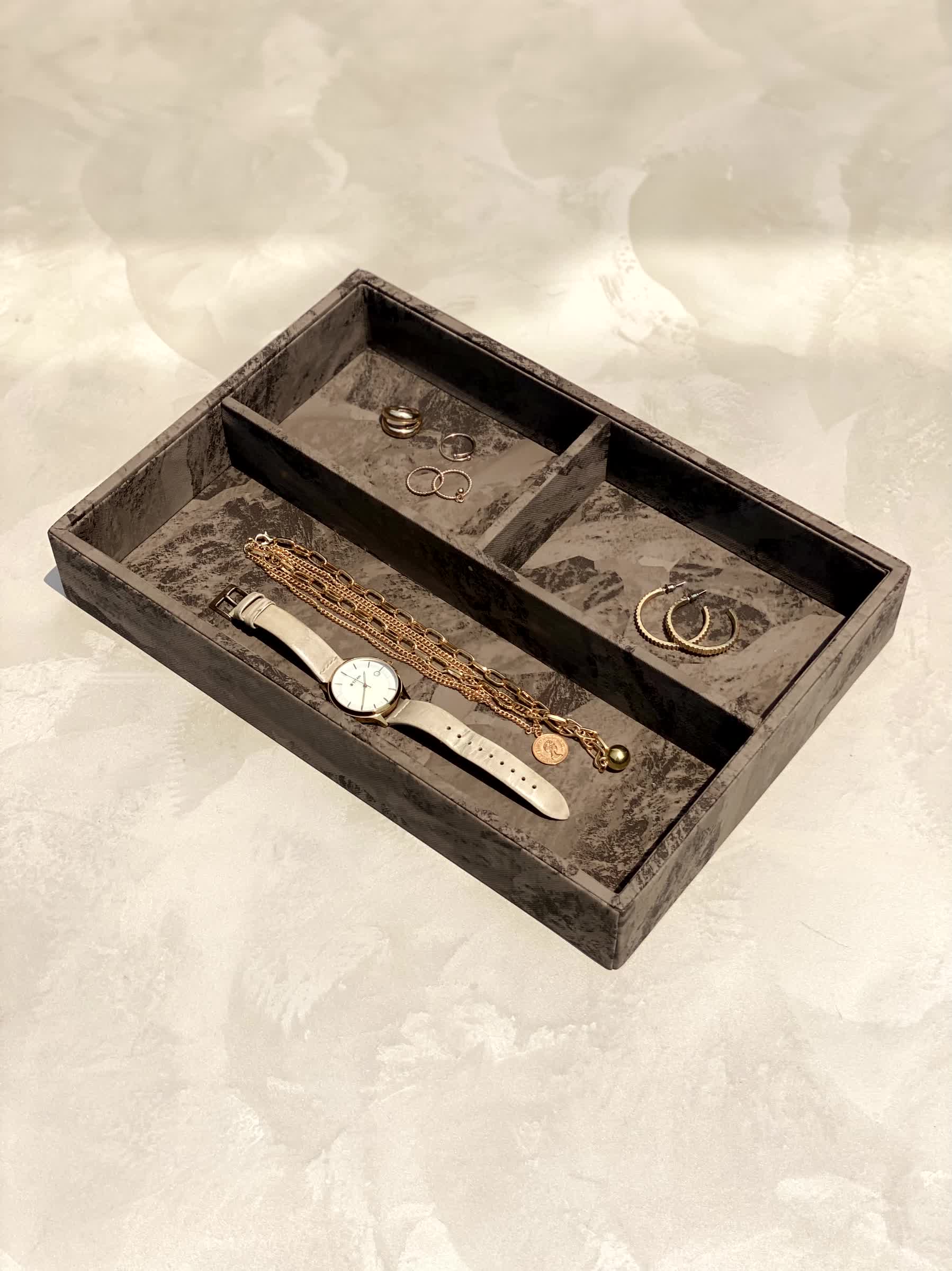 Indo Mocha Organizer Tray - 3 Slots