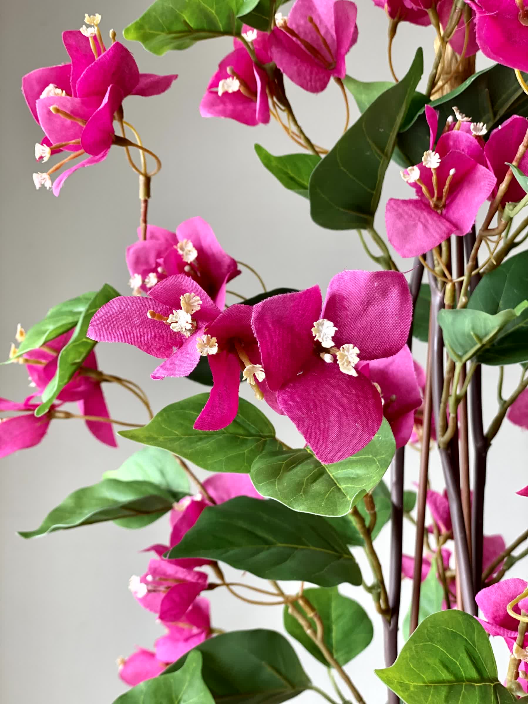 Artificial Magenta Garden Bougainvillea Plant - 4 Feet