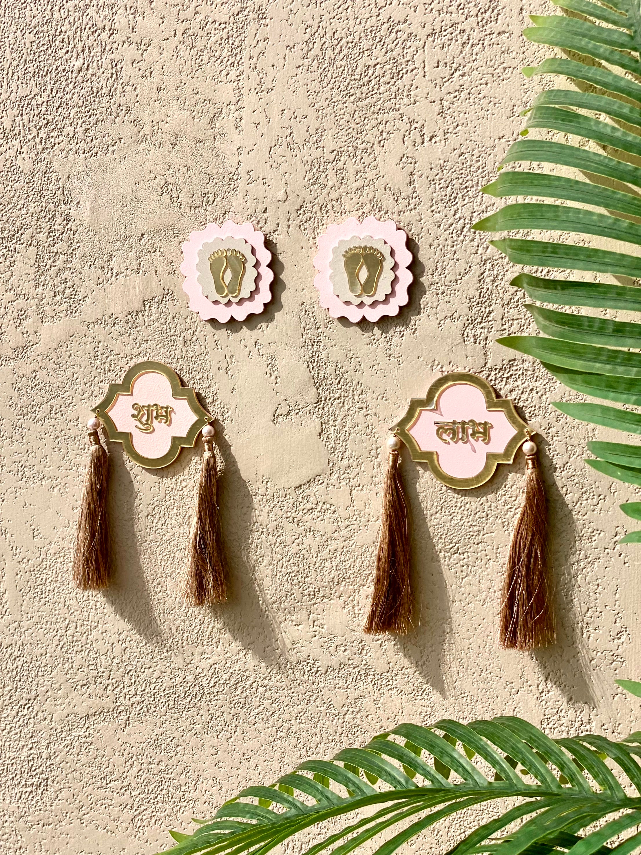 Shubh Labh Latkan & Pagla - Pink (Set of 4)