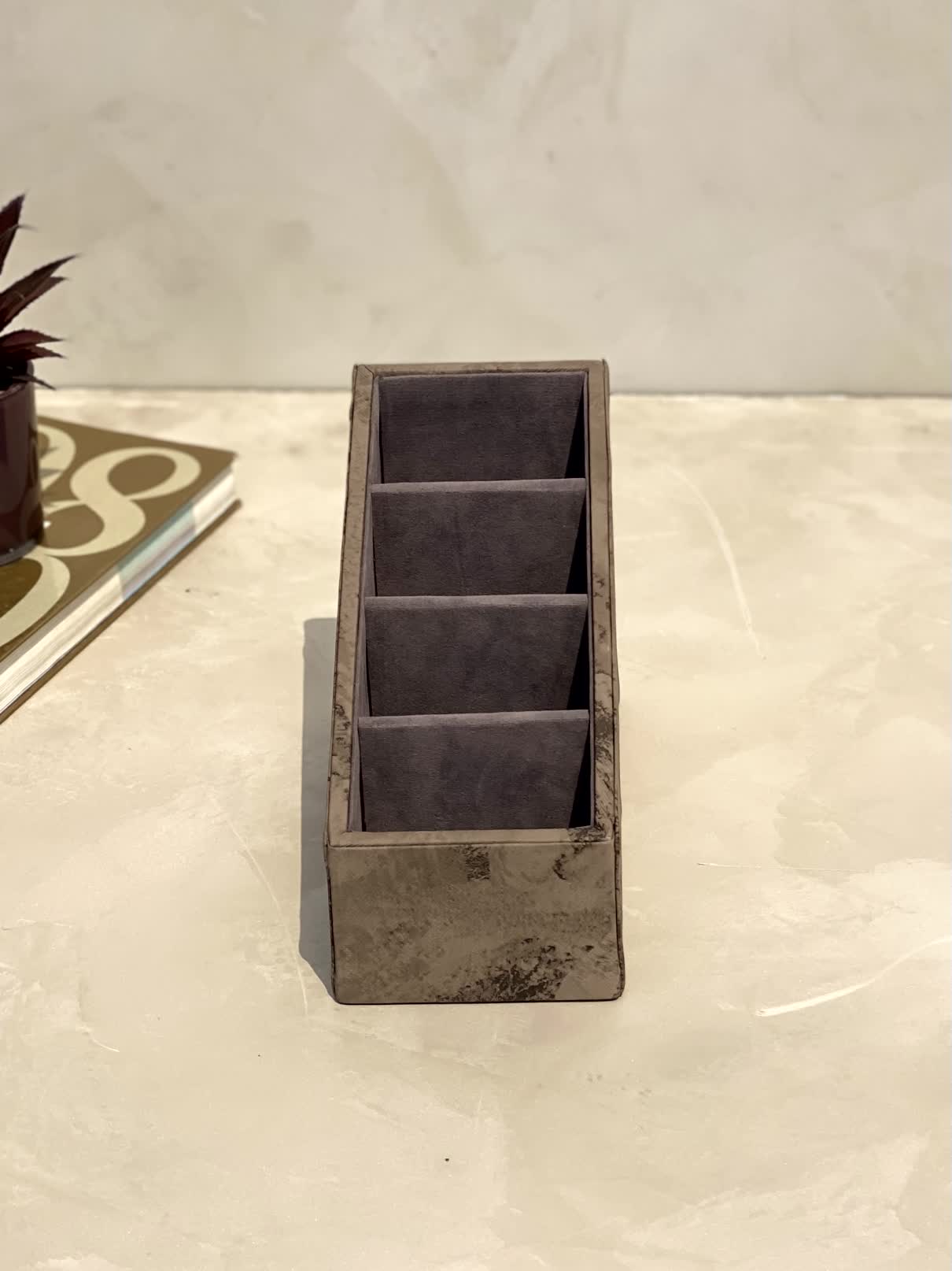 Indo Mocha Remote Holder - 4 Slot