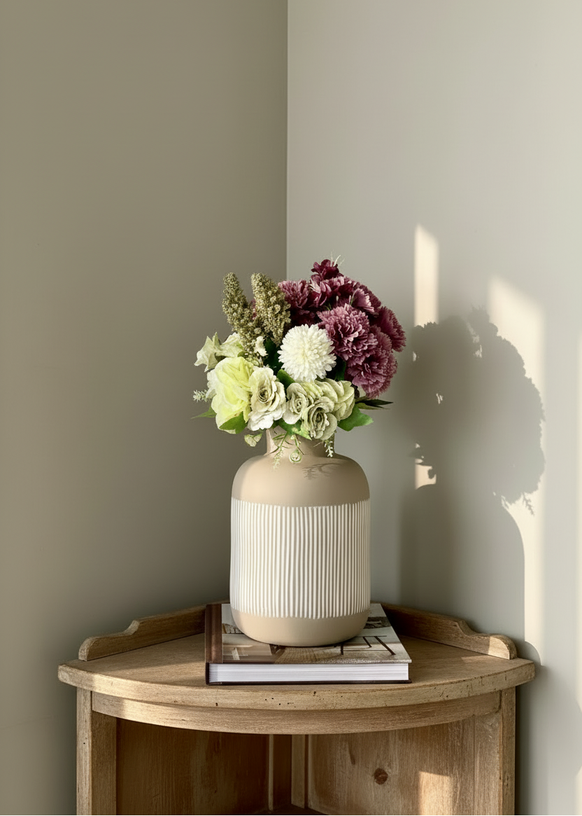Shibui Beige Vase - Tall