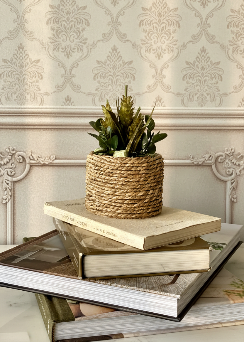 Artificial Jute Bonsai Pot