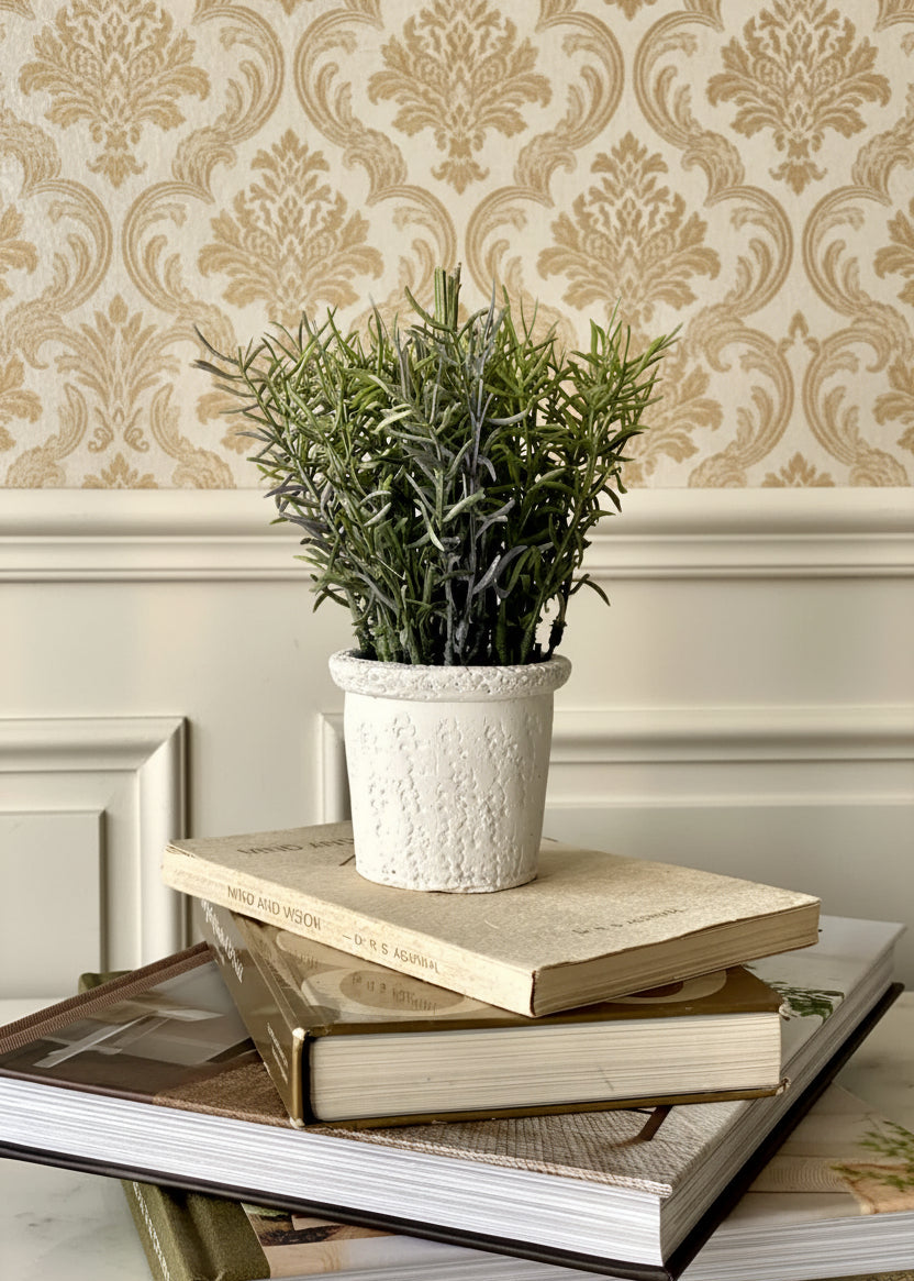 Artificial Rosemary Pot