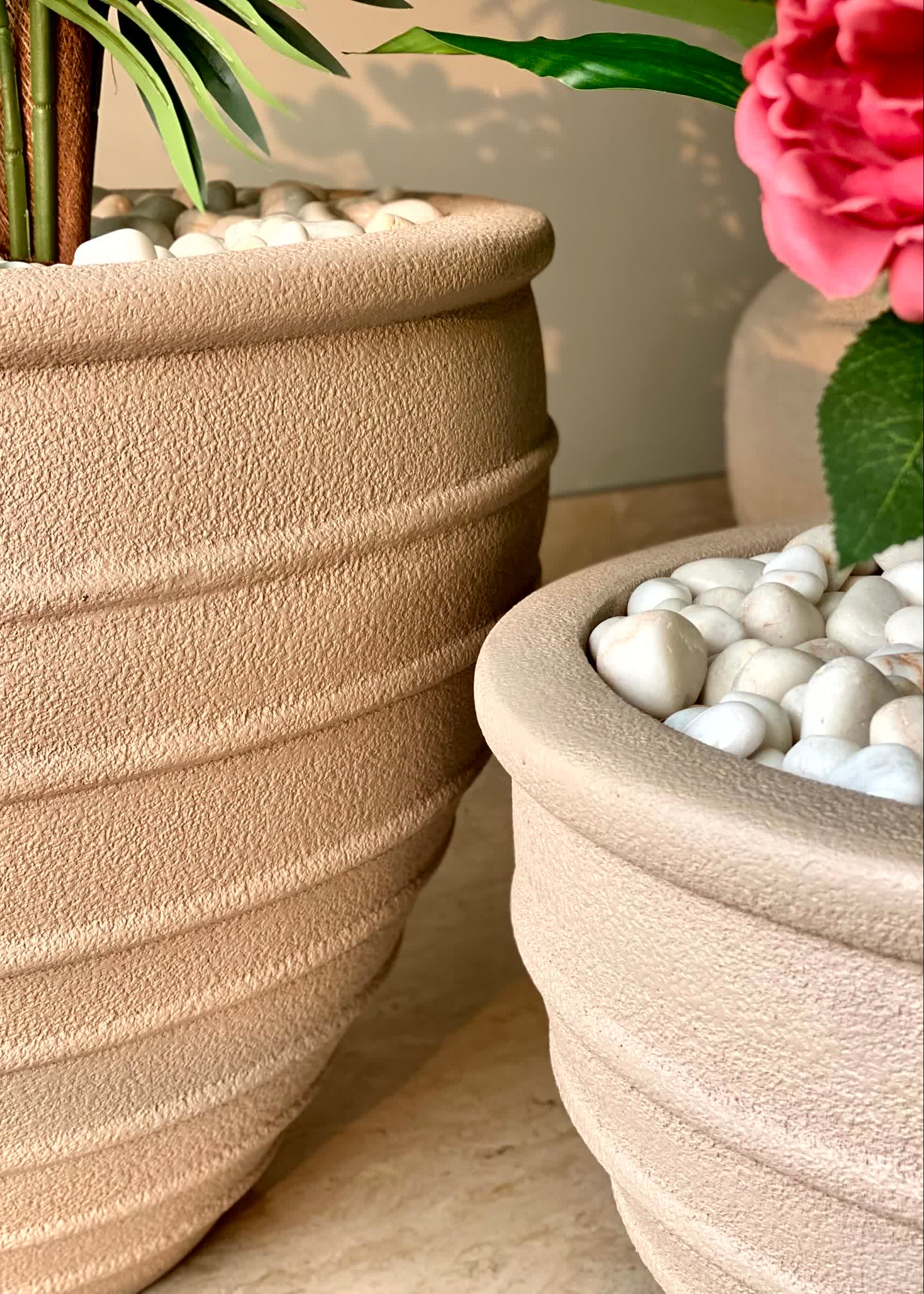 Grandeur Planters - Beige