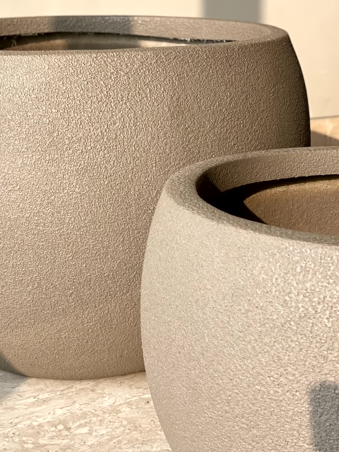 Lithos Planters - Mud Brown