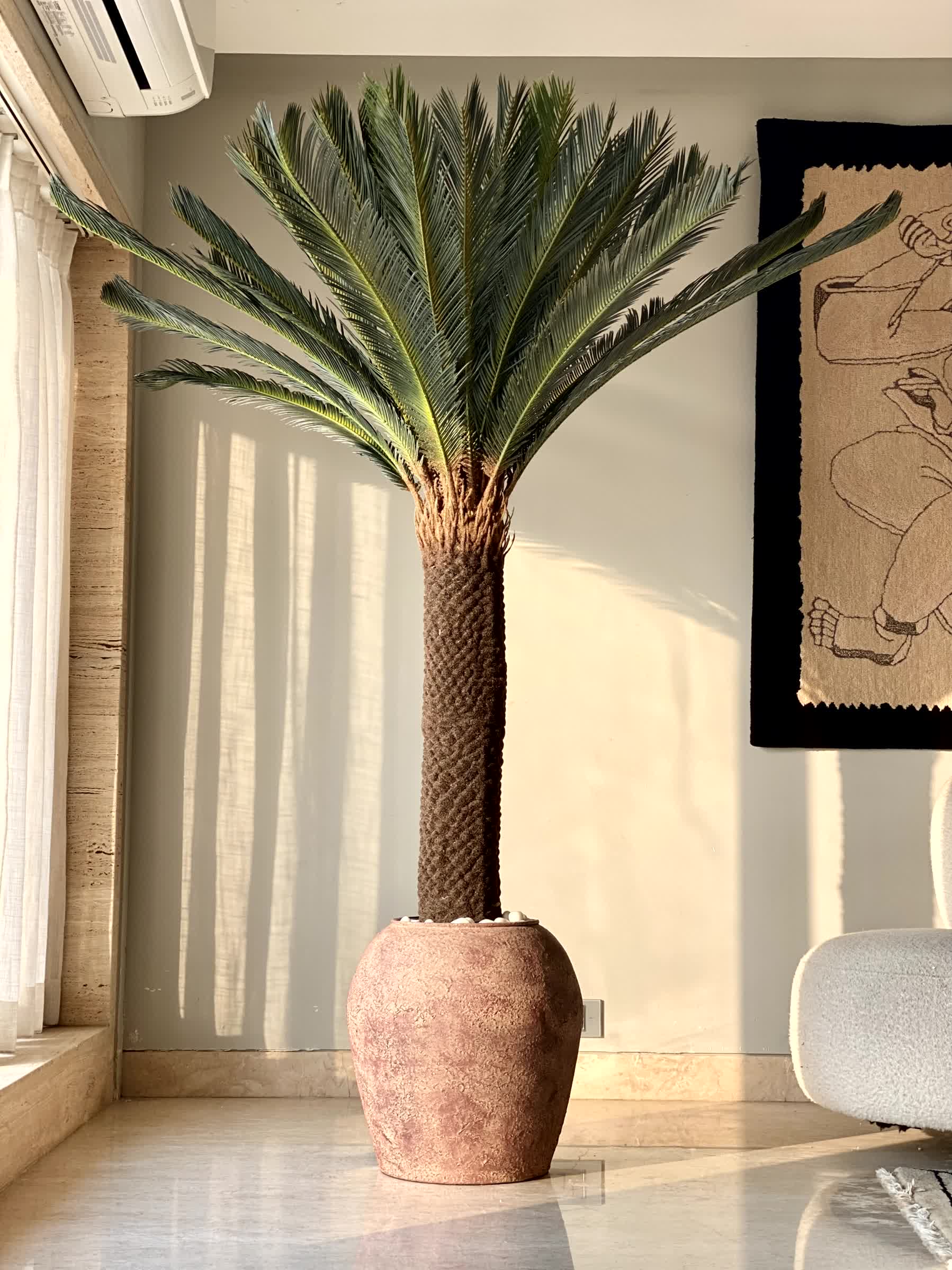 Artificial Sago Cycas Plant - 7 Feet